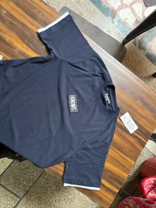 Stylish Navy Blue 'KNOWS' Tee