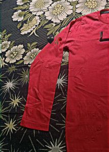 Men's Red Casual T-Shirt