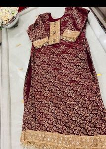 Exquisite maroon Lehenga Choli Set