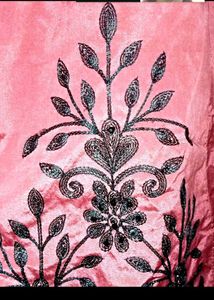 💗 Pink Embroidered Gown