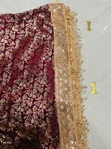 Elegant new Maroon sharara Set
