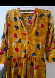 Floral Long Frock With Free Gift 🎁