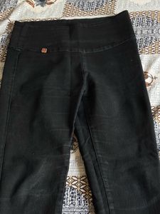 High-Waisted Skinny Black Jeans