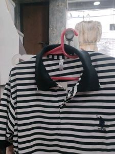 Striped Polo T-Shirt
