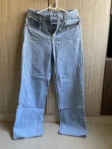 Light Wash Wide Leg Jeans