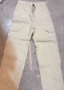 beige Cargo Pants