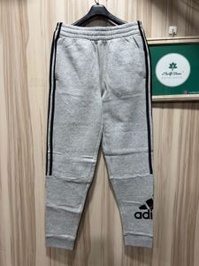 Adidas 3 Strips Brand Logo Grey Jogger