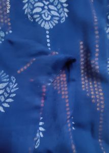 Navy Blue Round Kurta