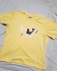 Combo of Yellow &amp; rose pink t-shirts 🌷