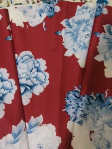 Floral Red Skirt
