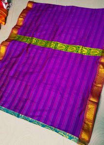 Multi Colour Kanjeevaram Silk Saree