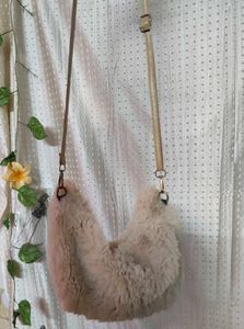 Fuzzy Shoulder Bag
