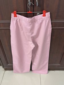 H&amp;M Stylish Pink Wide-Leg Pants