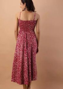 Red Floral Sundress