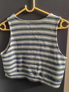 Striped Cropped Tank Top