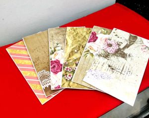 Magnetic Handmade Paper Envelope ✉️ Pack Of 6🆕
