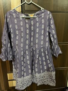 Stylish Purple Kurta with White Dhoti Pants
