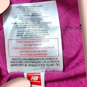 New Balance Pink Athletic T-Shirt