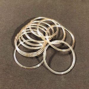 💫Glossy Finished Set of 21 Glass Bangles 💫