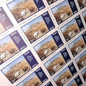 Vintage NEPAL HYDRO ELECTRIC FullSheet