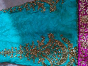 Elegant Embroidered Saree
