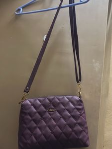 Quilted Purple Handbag Once used