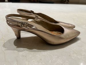 2 pure leather heels