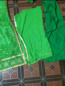 Emerald Green Embroidered Kurta Set