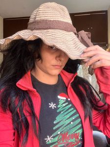 Wavy Brim Sun Hat for vacation