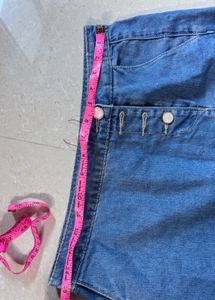 Stylish Denim Wrap Skirt