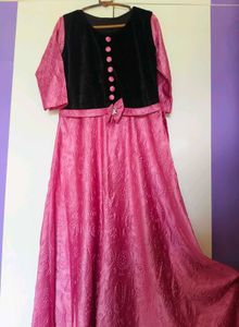Pink &amp; Black Party Dress