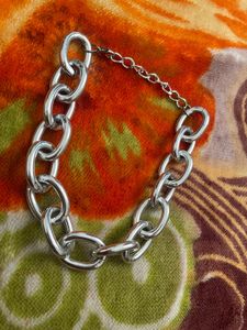Chunky Silver Chain Necklace