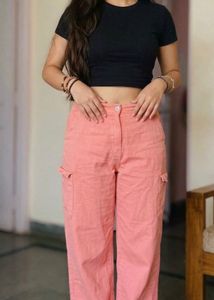 coral Cargo Pants - pepe jeans
