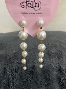 Elegant Pearl Drop Earrings