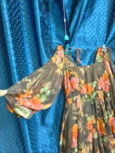 Floral Print Maxi Dress