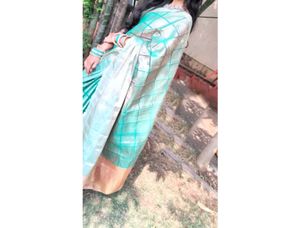 Aqua Green Saree