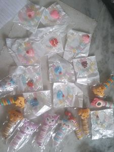 10 Cute Bracelets and 9 spirql hair tiesfor Girls