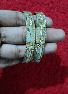 Elegant Gold Plated Bangles