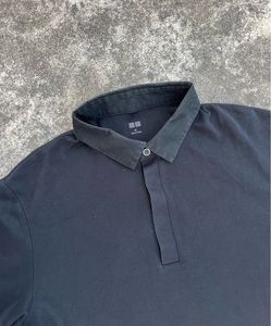Classic Uniqlo Black Polo T-Shirt