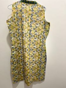 Green &amp; Off White Kurti