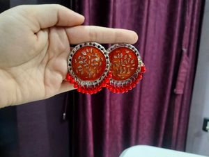 Premium Glass Bangles + Earrings Combo | New