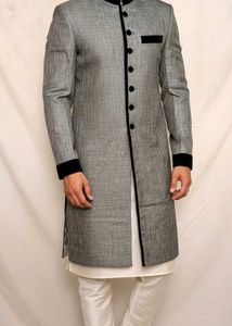 Men's Grey Sherwani