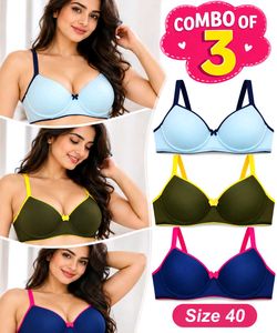 Women's Comfy Bra Combo Pack of 3