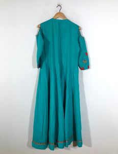 Blue Embroided Kurta