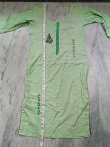 Light Green Embroidered Kurta