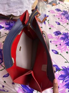 Colorblock Tote Handbag