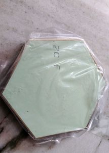 Hexagonal Mirrored Tray