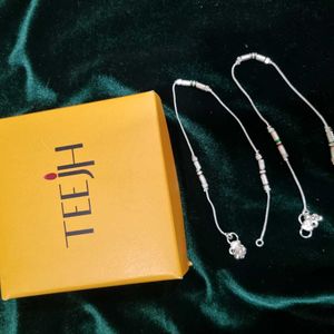 Elegant Silver plated Anklets