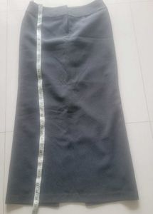 Classic Dark Grey Pencil Skirt