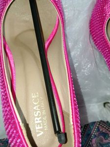 Sparkling Hot Pink Heels